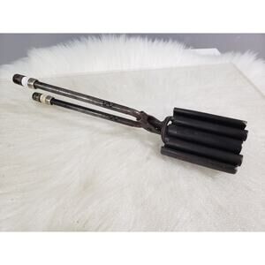 Stella‎ Stove Curling Iron w2 5/8 Styling Round Antique Vintage Primitive Vanity